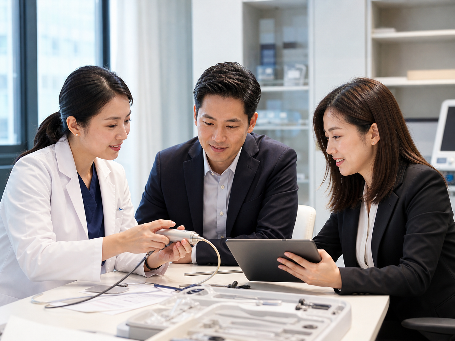 Taiwanese clinical and commercial professionals preparing a product launch